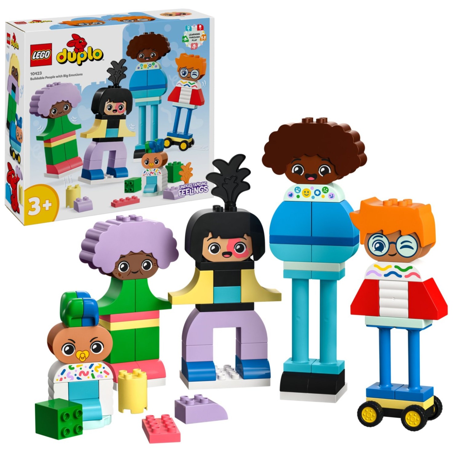 Lego kocke Duplo Sestavljivi ljudje z močnimi čustvi 10423 Lego kocke Duplo Sestavljivi ljudje z močnimi čustvi 10423