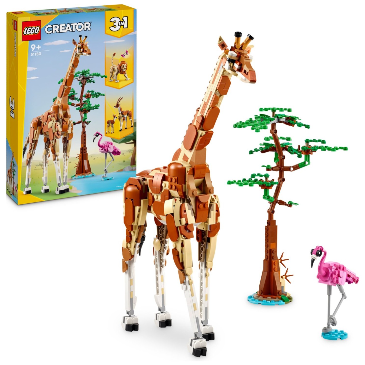 Lego kocke Creator Divlje životinje sa safarija 31150