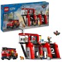 Lego kocke City Gasilska postaja z gasilskim vozilom 60414