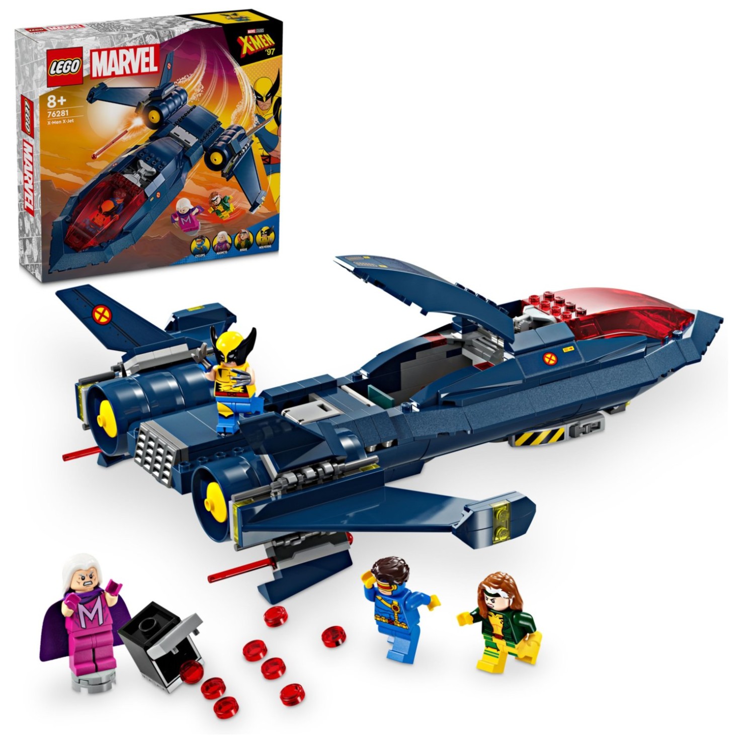 Lego kocke Super Heroes X-Men X-Jet 76281