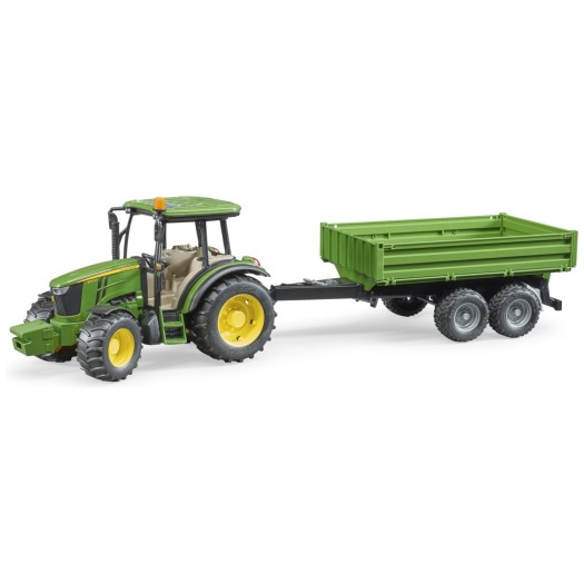BRUDER traktor John Deere sa kiper prikolico 02108
