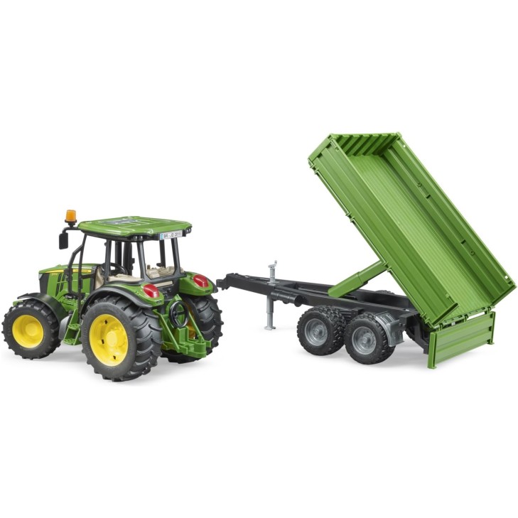 BRUDER traktor John Deere sa kiper prikolico 02108