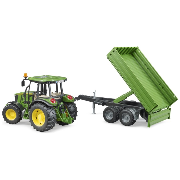 BRUDER traktor John Deere sa kiper prikolico 02108