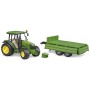 BRUDER traktor John Deere sa kiper prikolico 02108