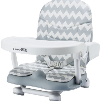 Prenosni stolček za hranjenje LEVI Zig Zag