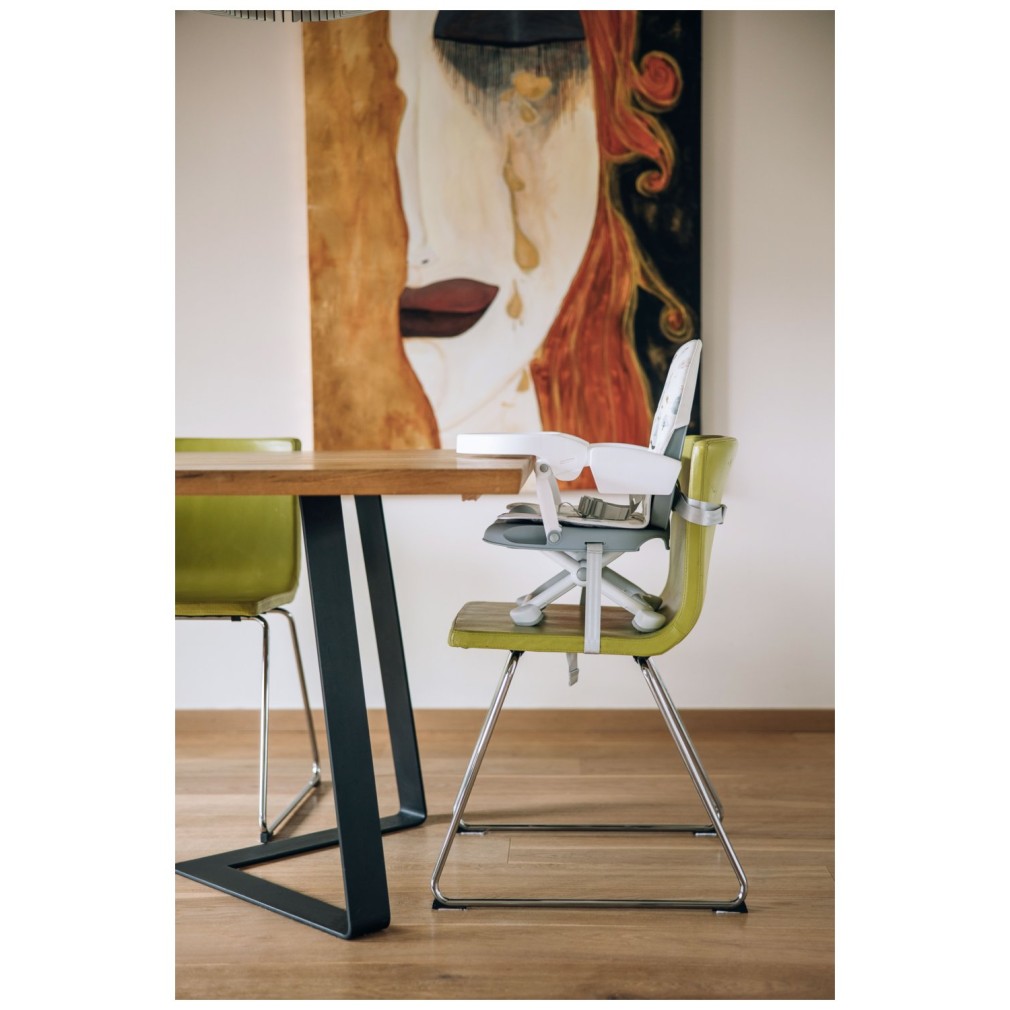Prenosni stolček za hranjenje LEVI Zig Zag