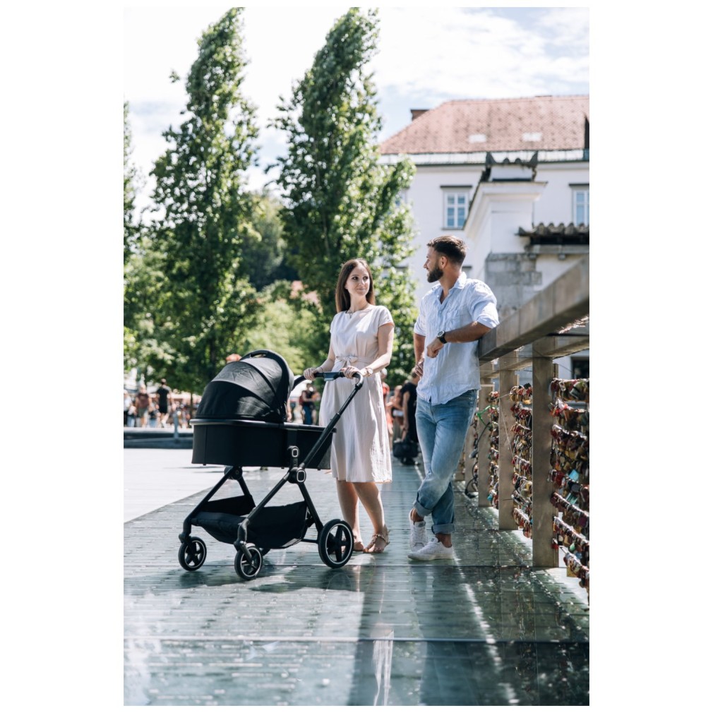 Kolica 3u1 ZACK Black