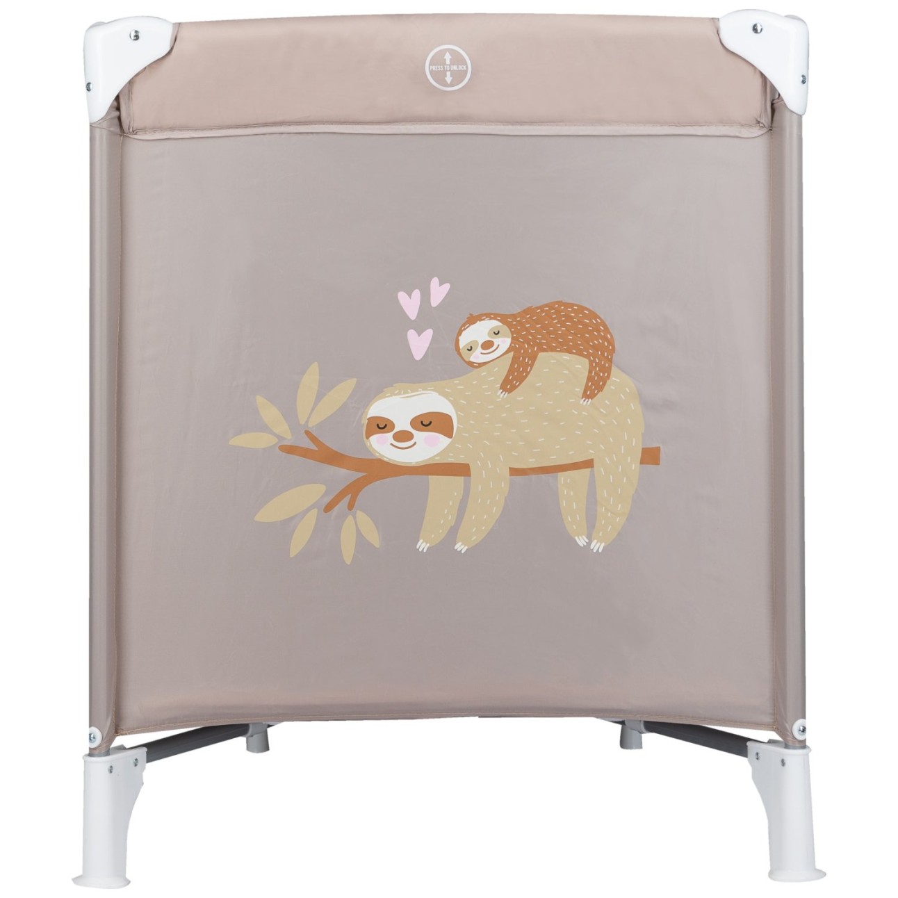 Prijenosni krevetić Love Beige