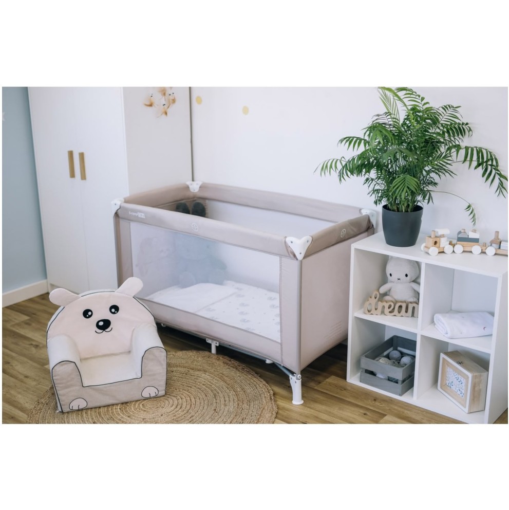 Prijenosni krevetić Love Beige