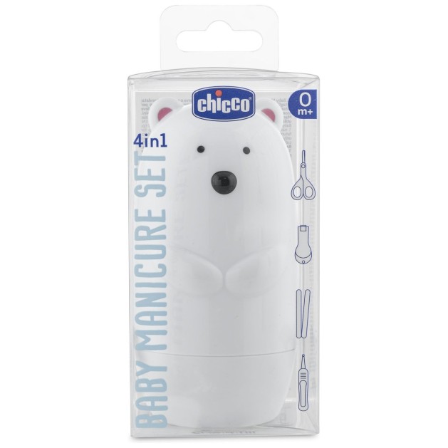 CHICCO komplet za njegu za njegu 4 u 1 medo white