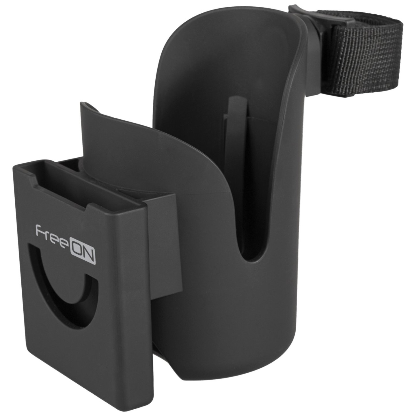 Držalo za stekleničko za voziček in mobitel black Držalo za stekleničko za voziček in mobitel black