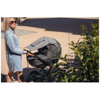 Tenda za otroški voziček FreeON z oknom grey Tenda za otroški voziček FreeON z oknom grey