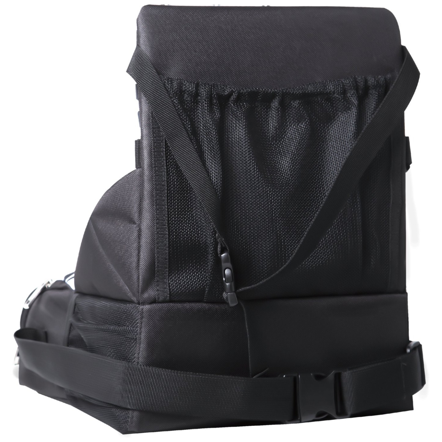 Prenosni stolček za hranjenje FOLD & GO Black