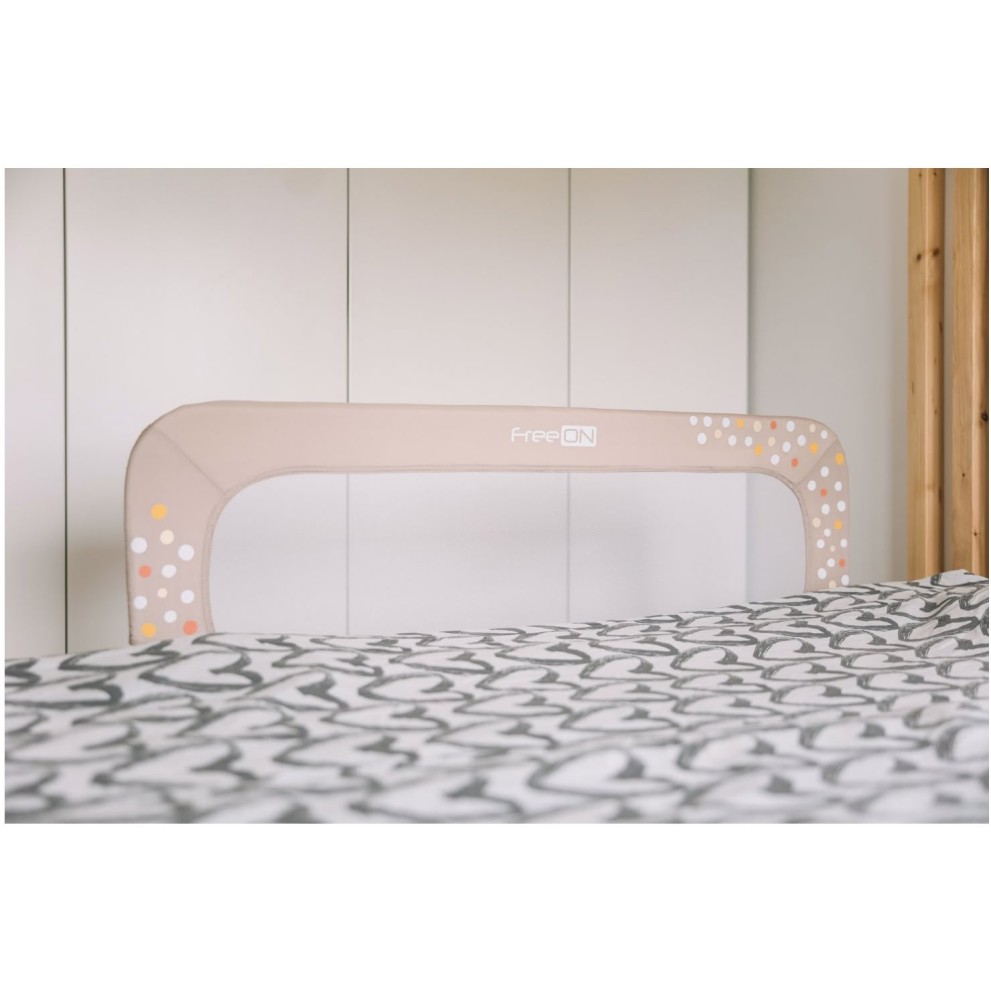 Varovalo za posteljo Beige