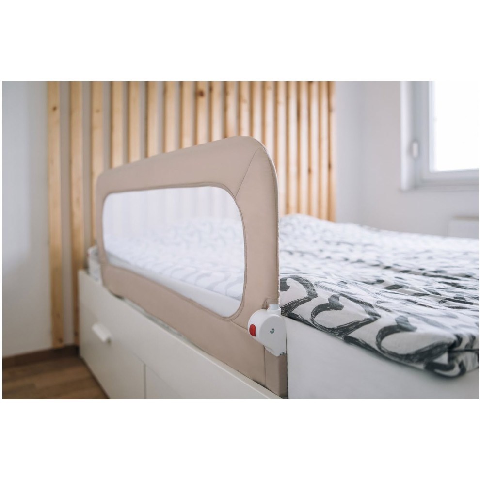 Varovalo za posteljo Beige