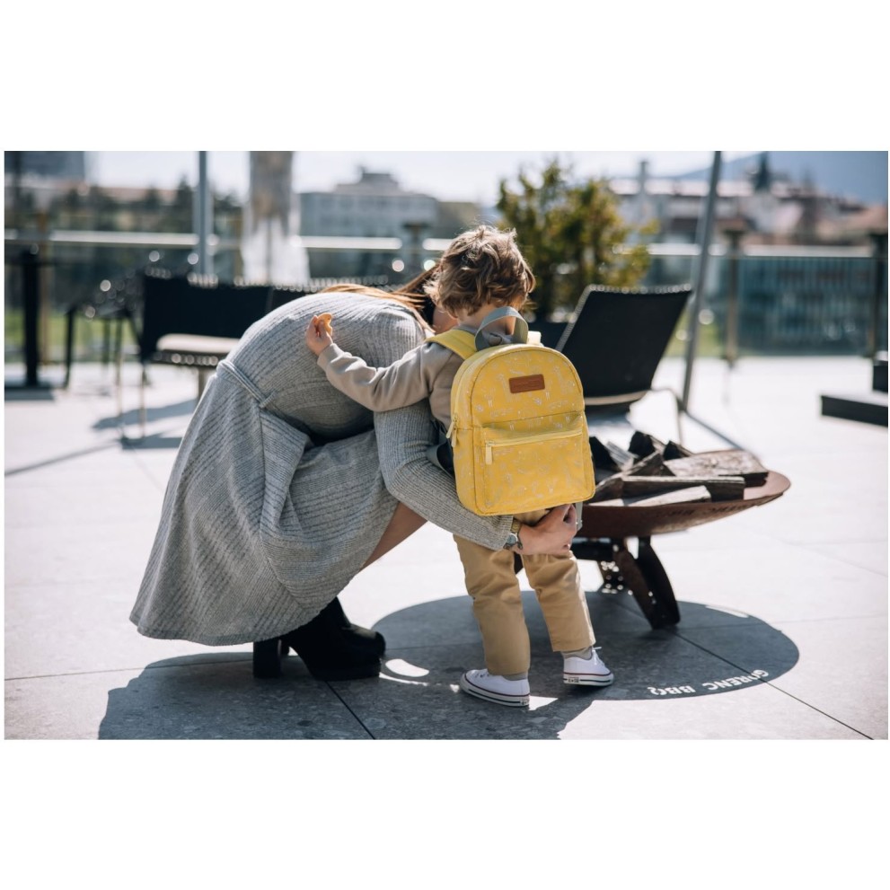 Nahrbtniki za vrtec Small animals yellow