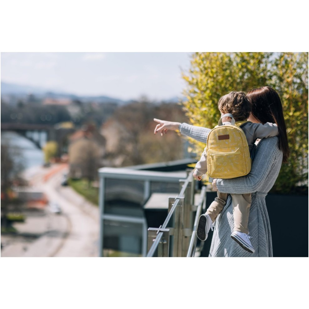 Nahrbtniki za vrtec Small animals yellow