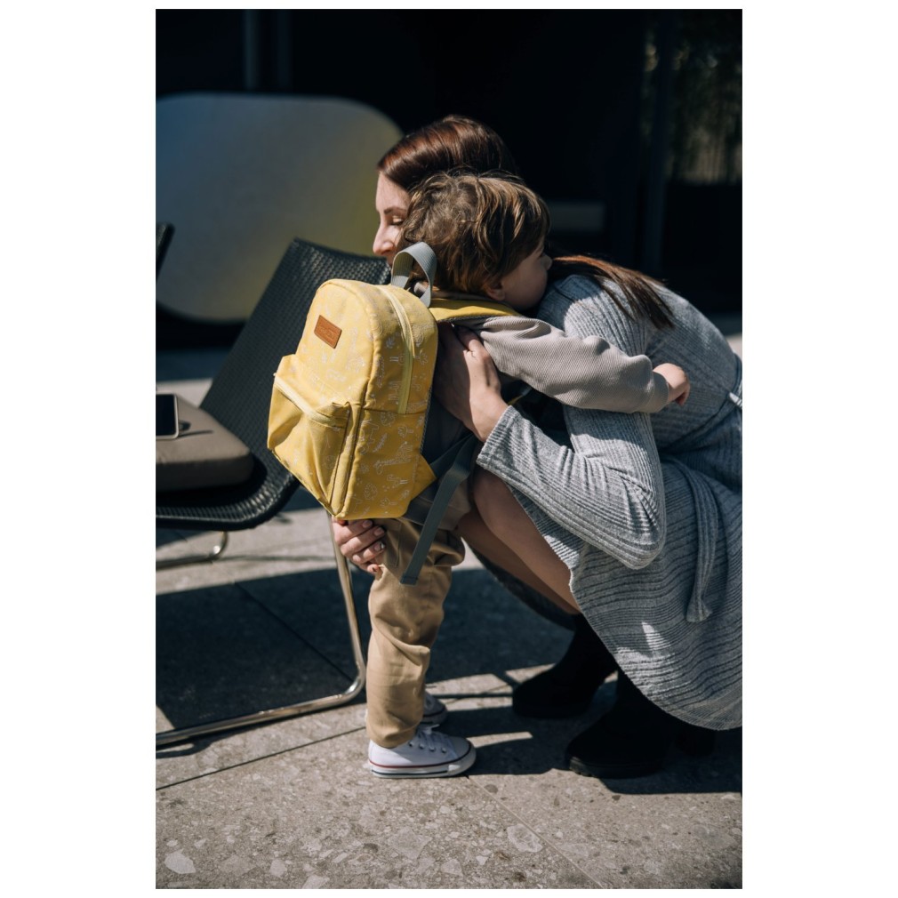 Nahrbtniki za vrtec Small animals yellow