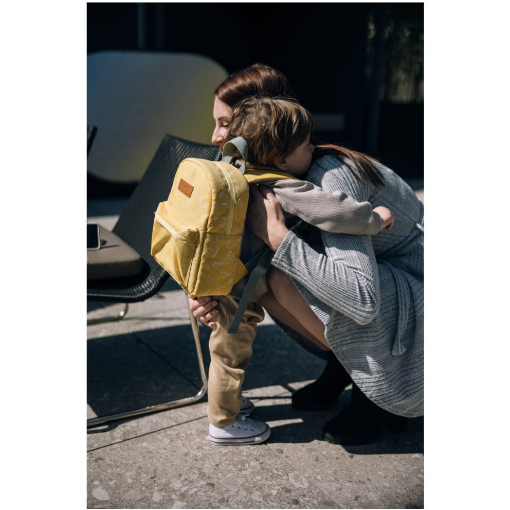 Nahrbtniki za vrtec Small animals yellow