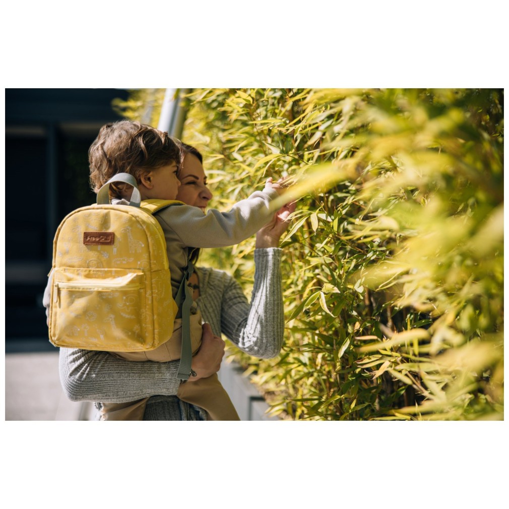 Nahrbtniki za vrtec Small animals yellow