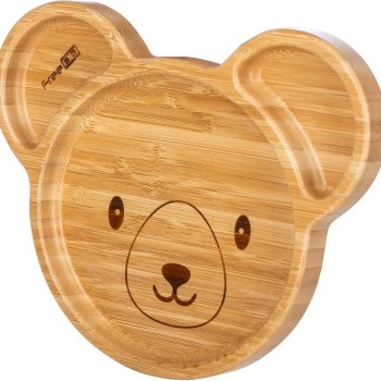 Tanjur od bambusa koala smeđa brown 3 46422