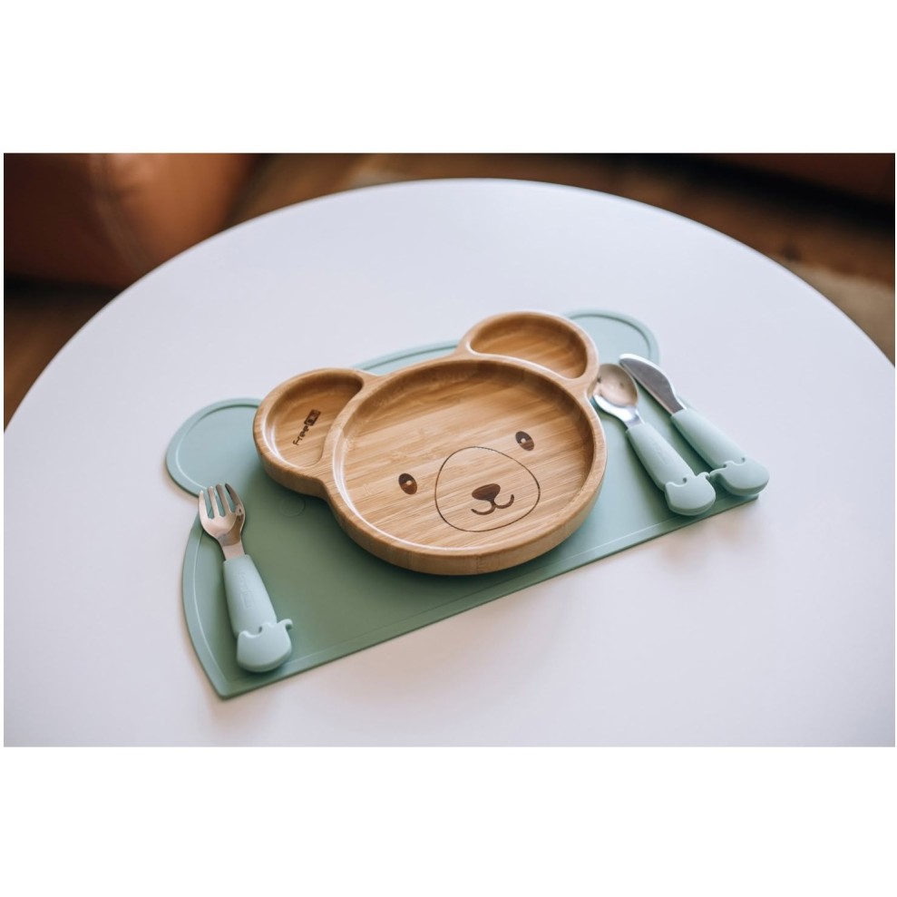 FreeON krožnik bambusov s priseskom koala brown 3 46422