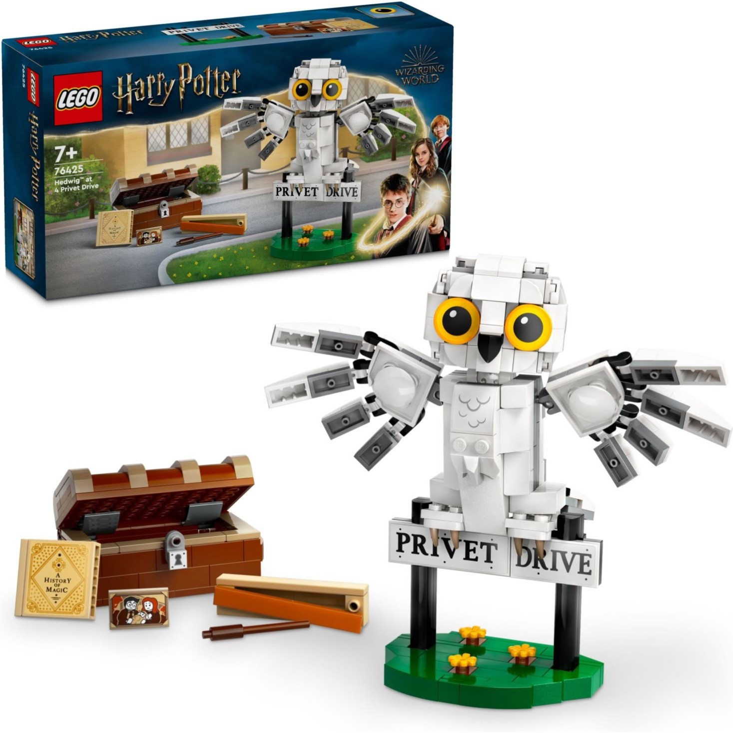 Lego kocke Harry Potter Hedwig Na Rožmarinovi štiri 76425