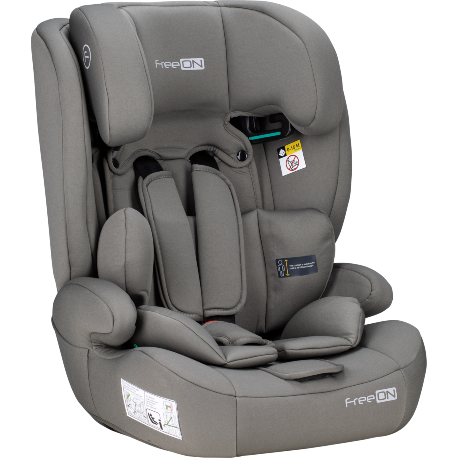 Avtosedež I-Size URAN Kaki 76-150 cm