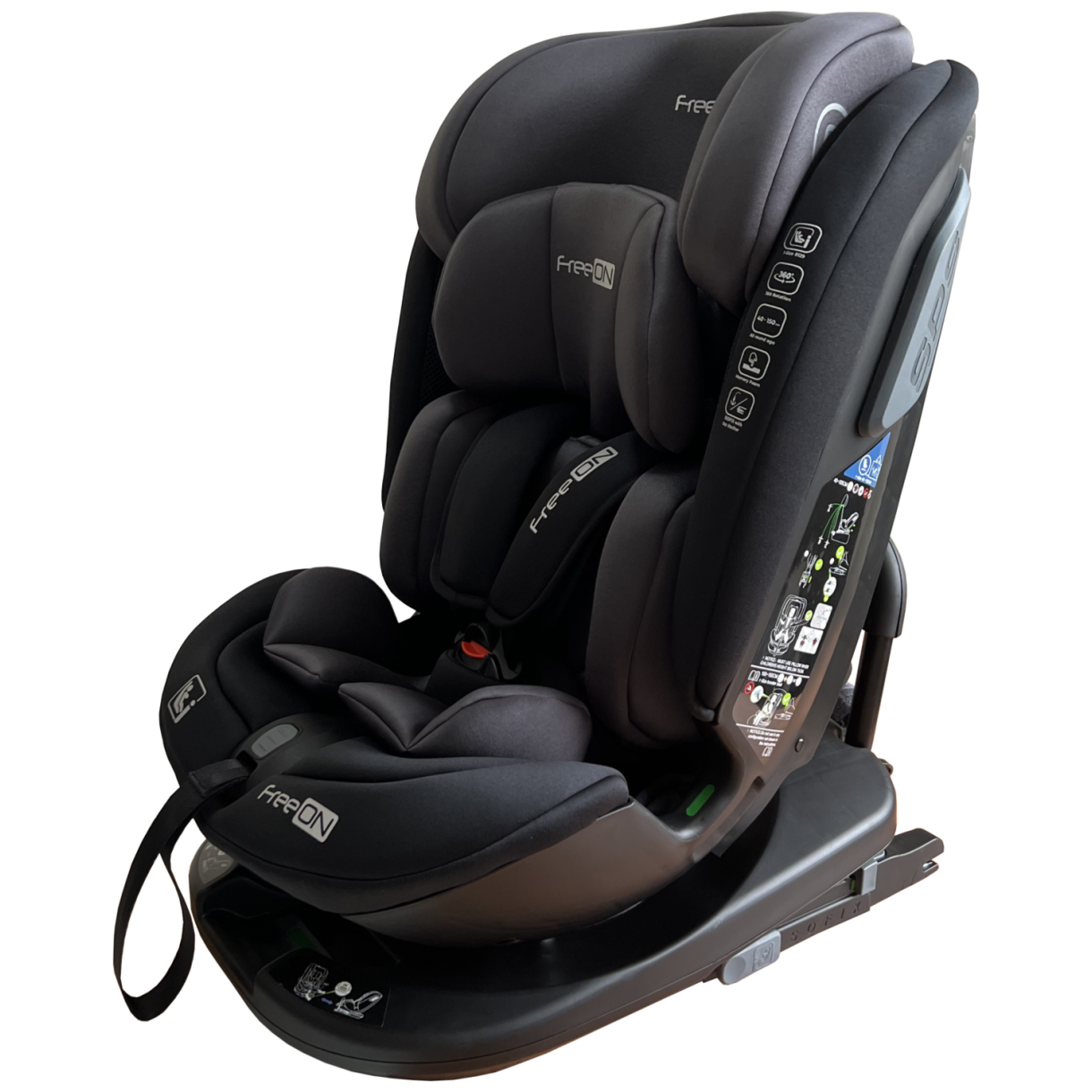 Avtosedež i-Size 360° EPIC Black 40-150 cm