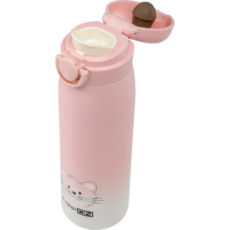 Termo steklenička 480 ml muca pink
