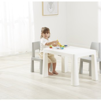 FreeON mizica in dva stola Neo siva