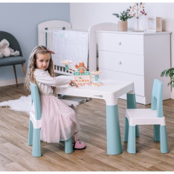 FreeON mizica in dva stola Neo zelena