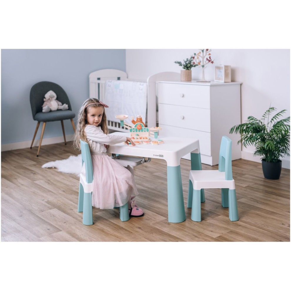 FreeON mizica in dva stola Neo zelena