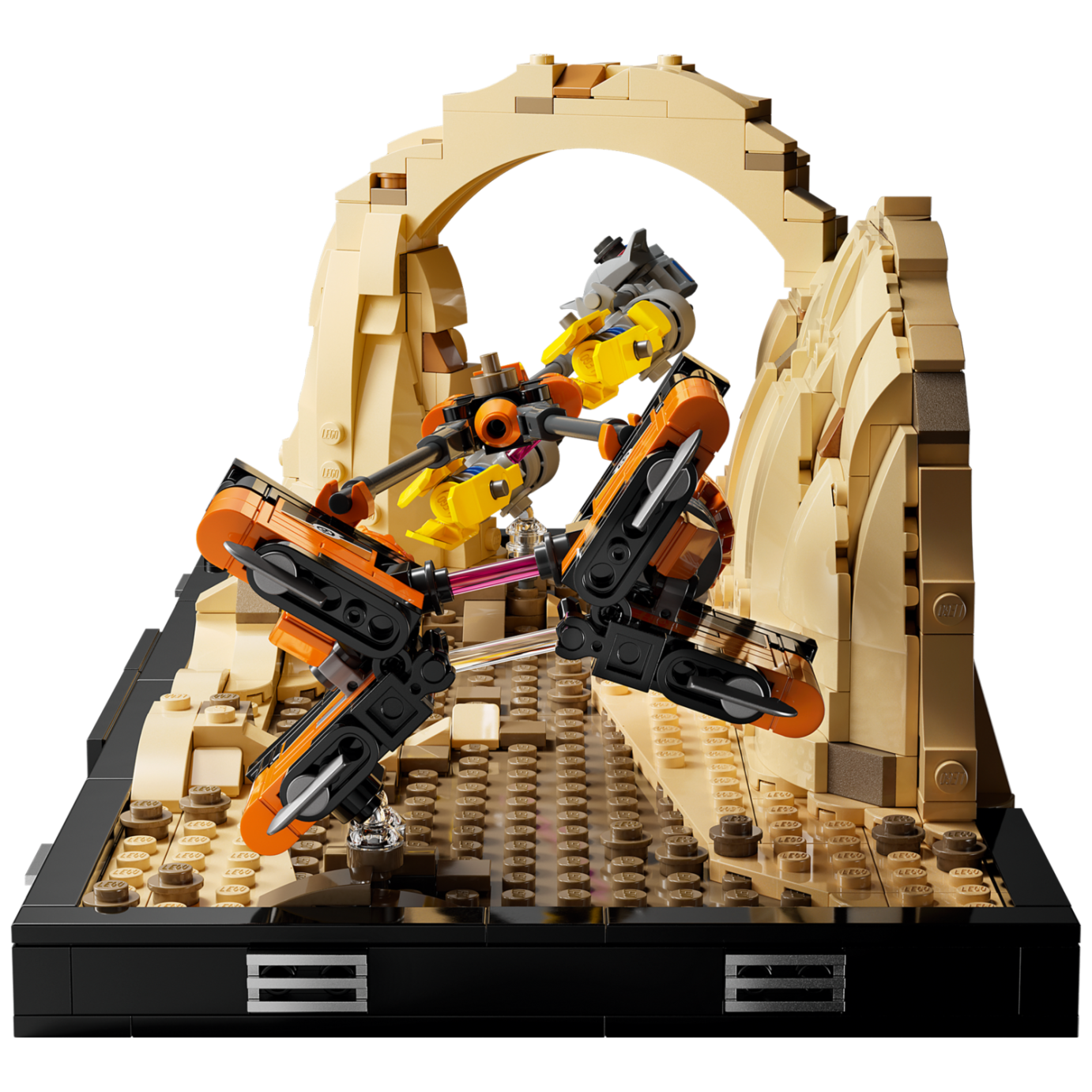 Lego kocke Star Wars Diorama Mos Espa Podrace 75380