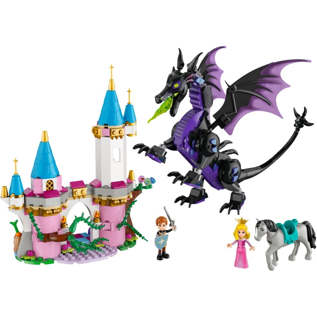 Kocke Disney Princess Zlohotnica v podobi zmajevke 43240