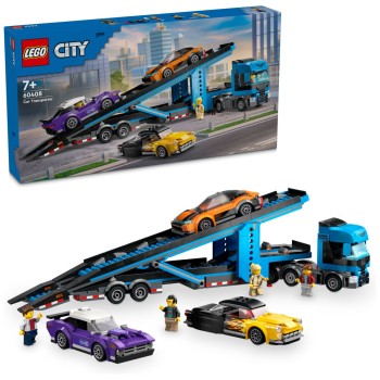 Lego kocke City Transportno vozilo za avtomobile z avtomobili 60408 Lego kocke City Transportno vozilo za avtomobile z avtomobili 60408