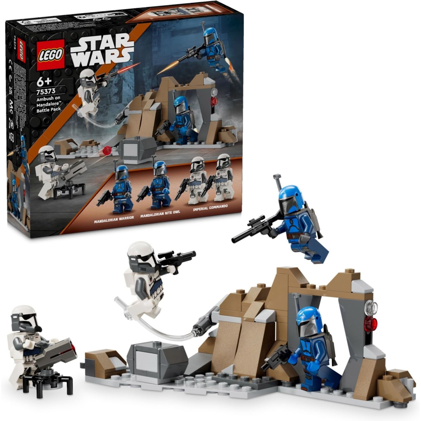 Kocke Star Wars Bojni komplet Zasjeda na Mandaloreu 75373