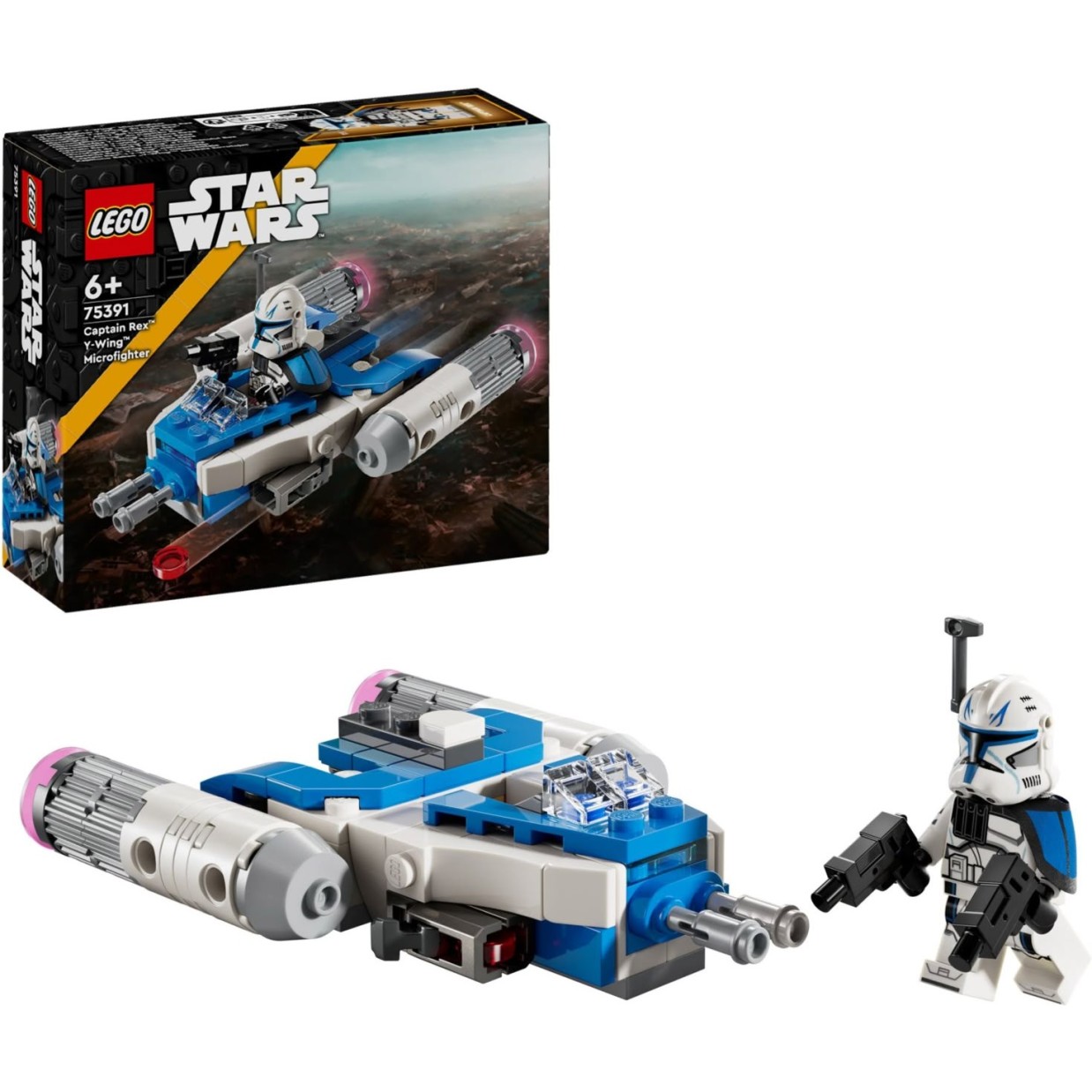 Lego kocke Star Wars Mikrobojevnik Y-Wing™ Stotnika Rexa™ 75391 Lego kocke Star Wars Mikrobojevnik Y-Wing™ Stotnika Rexa™ 75391