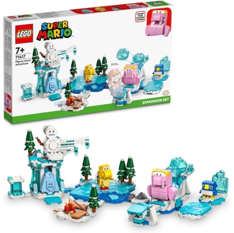 Lego kocke Super Mario Razširitveni komplet Fliprusova snežna pustolovščina 71417