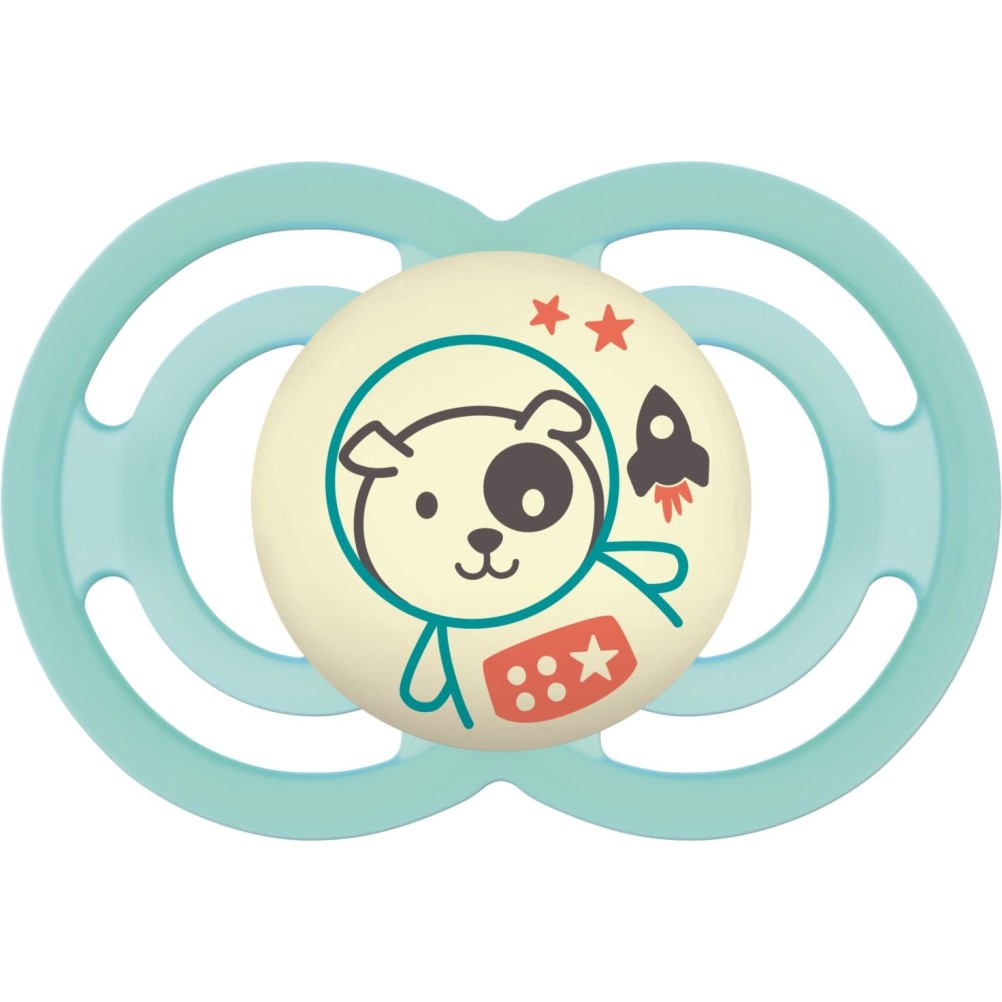 MAM duda varalica - silikon Perfect night 6+ mes.,1 kom sort 638077