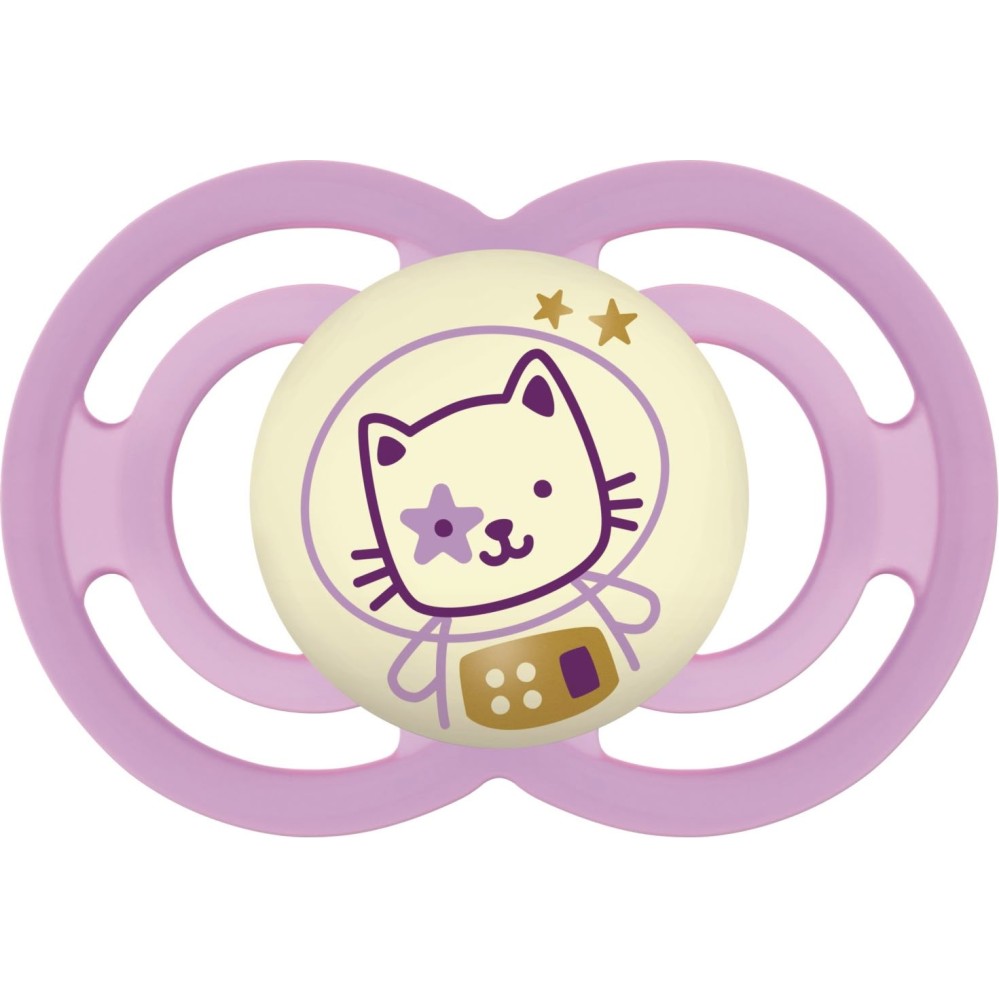 MAM duda varalica - silikon Perfect night 6+ mes.,1 kom sort 638077