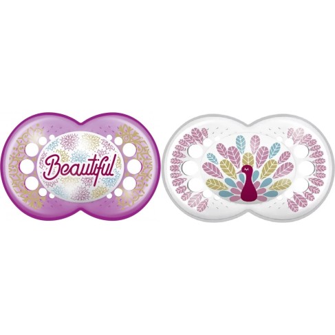 MAM duda varalica - silikon Trends 6+ mes., 2 kom sort 350221