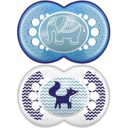 MAM duda varalica - silikon Trends 6+ mes., 2 kom sort 350221