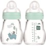 MAM steklenička steklena 170ml sort 638046