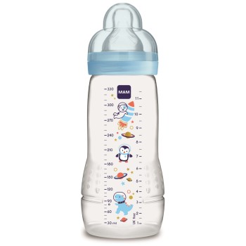MAM steklenička plastična Anti-colic easy active 330ml sort 663307