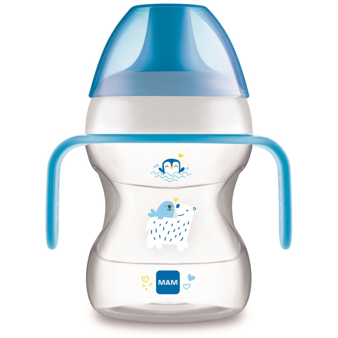 MAM lonček learn to drink 190ml, 6m+ sort 350726