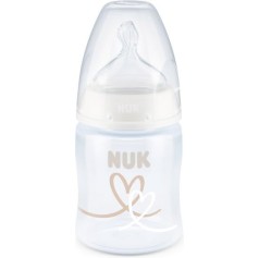 Nuk steklenička plastična FC+ z vrgrajenim temperaturnim indikatorjem 150ml silikon 0-6m