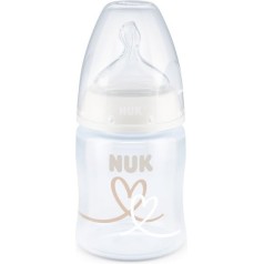 Nuk steklenička plastična FC+ z vrgrajenim temperaturnim indikatorjem 150ml silikon 0-6m