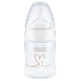 Nuk steklenička plastična FC+ z vrgrajenim temperaturnim indikatorjem 150ml silikon 0-6m