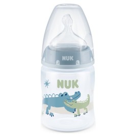 Nuk steklenička plastična FC+ z vrgrajenim temperaturnim indikatorjem 150ml silikon 0-6m